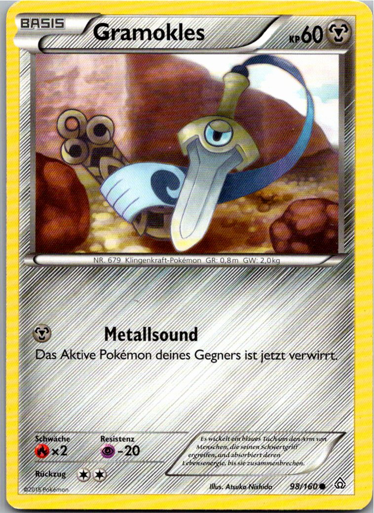 Gramokles 98/160 Protoschock – Vorderseite