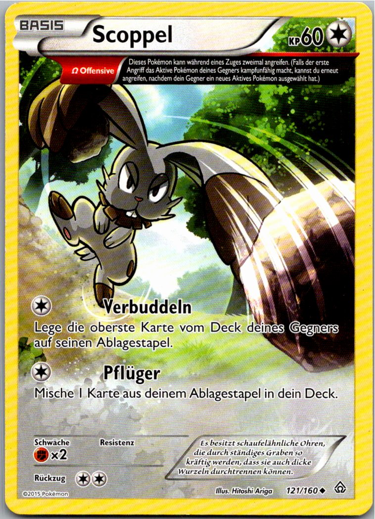 Scoppel 121/160 Protoschock – Vorderseite