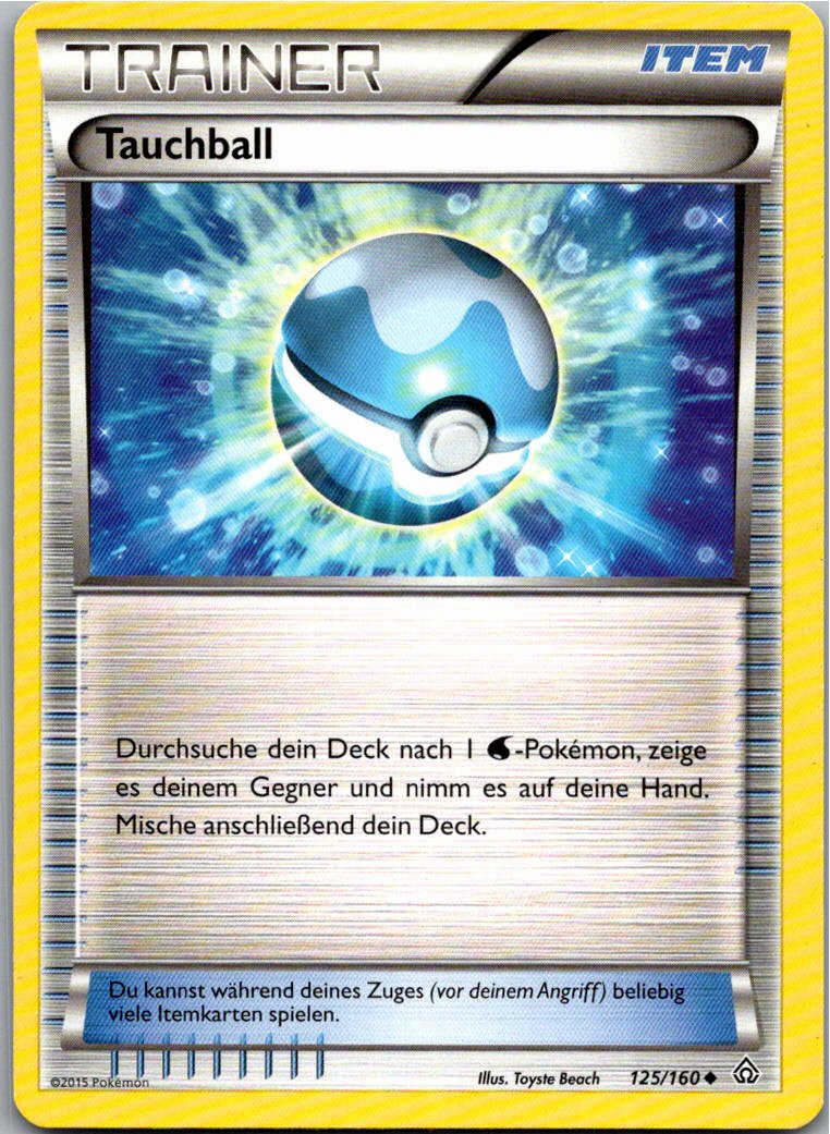 Tauchball 125/160 Protoschock – Vorderseite