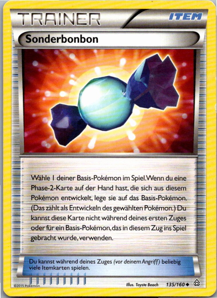 Sonderbonbon 135/160 Protoschock – Vorderseite