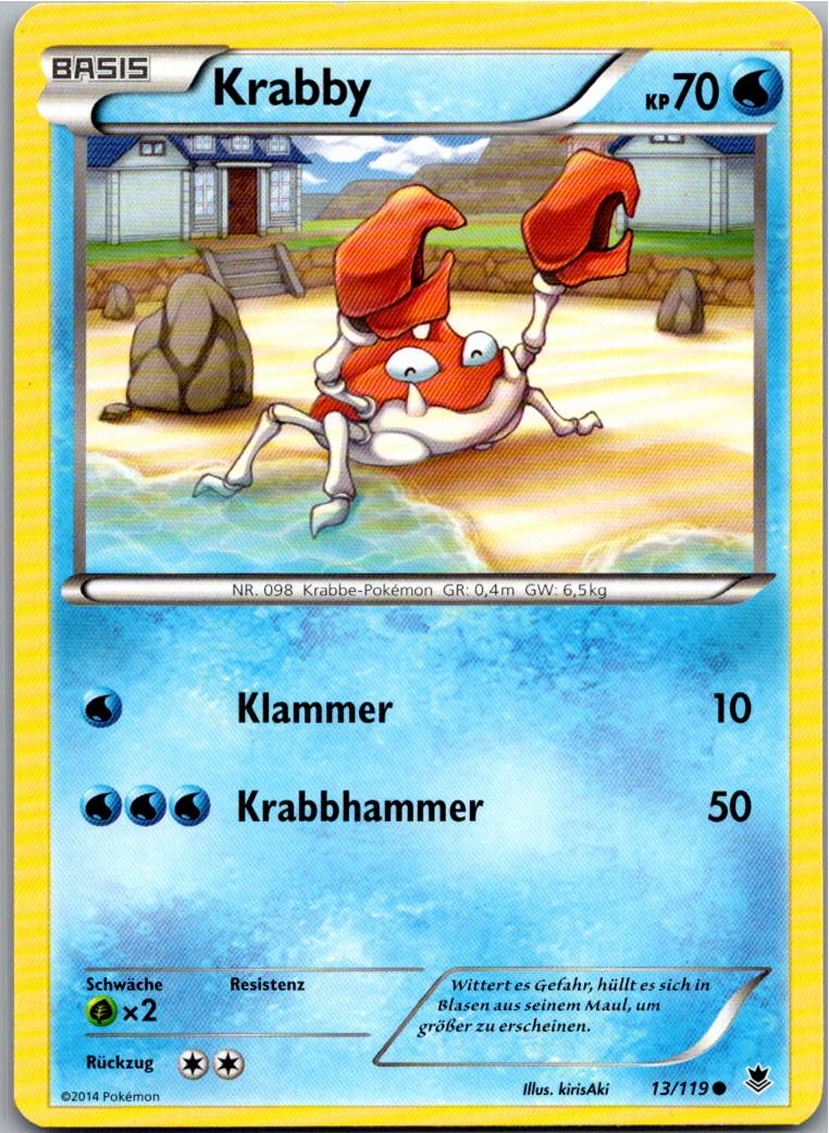 Krabby 13/119 Phantomkräfte – Vorderseite