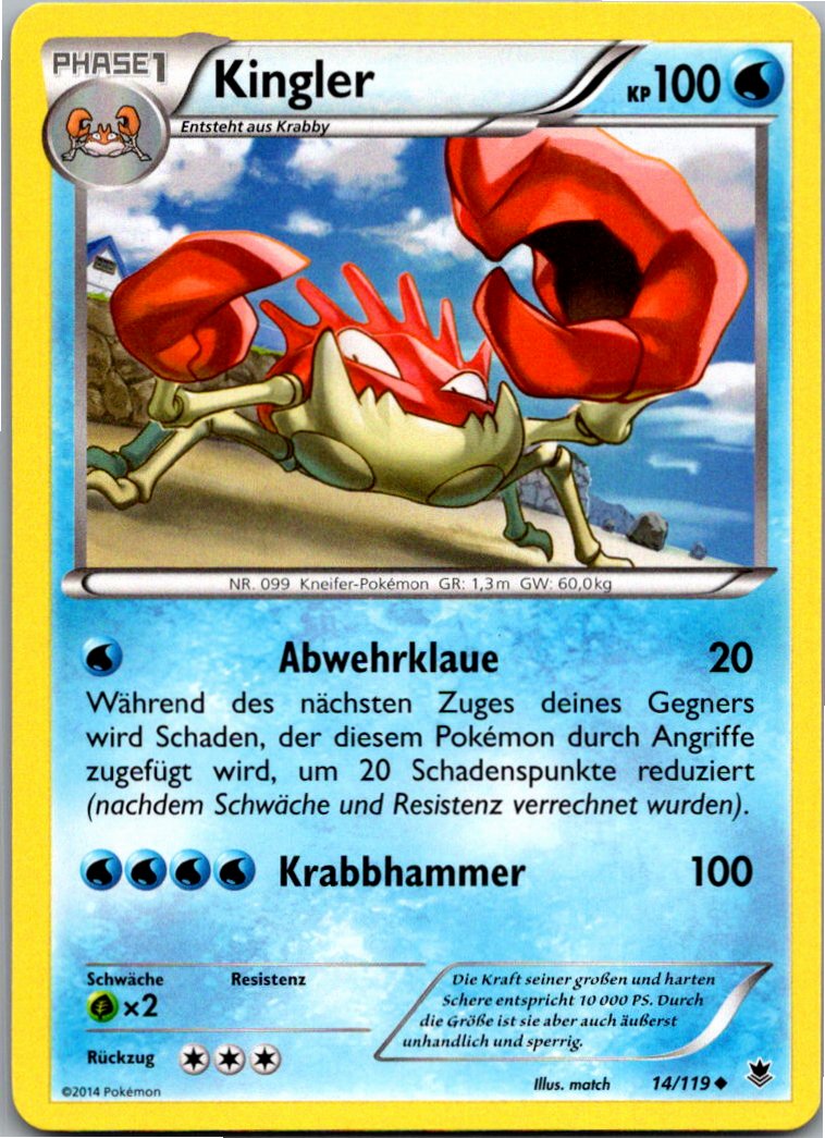 Kingler 14/119 Phantomkräfte – Vorderseite