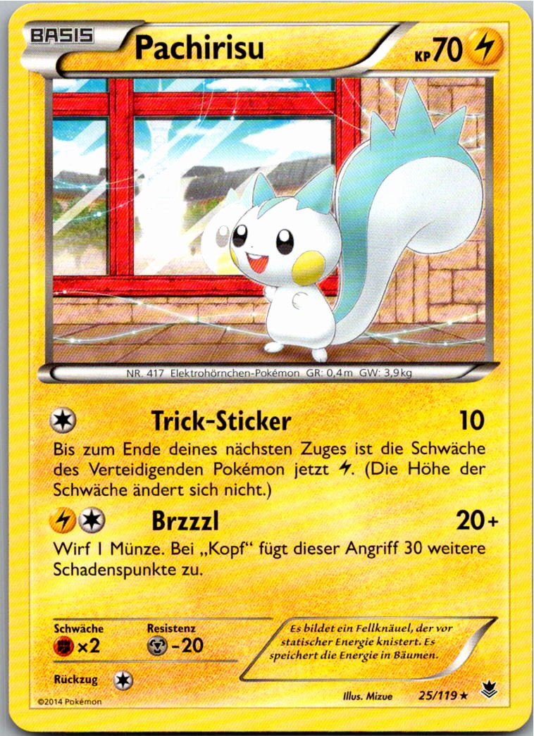 Pachirisu 25/119 Phantomkräfte – Vorderseite