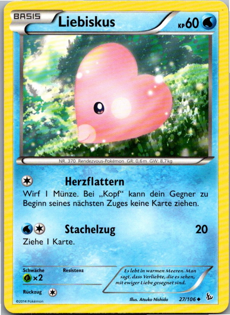 Liebiskus 27/106 Flammenmeer – Vorderseite
