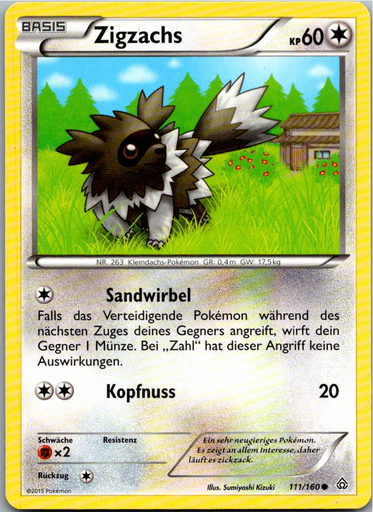 Zigzachs 111/160 Protoschock – Vorderseite