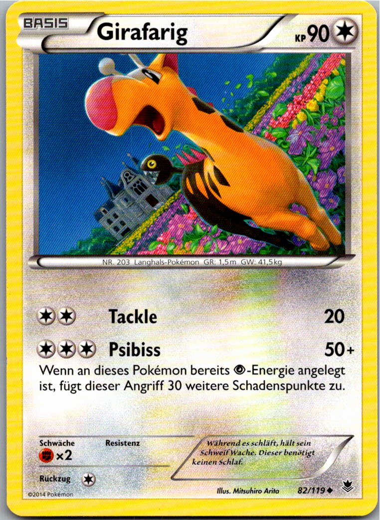 Girafarig 82/119 Phantomkräfte – Vorderseite