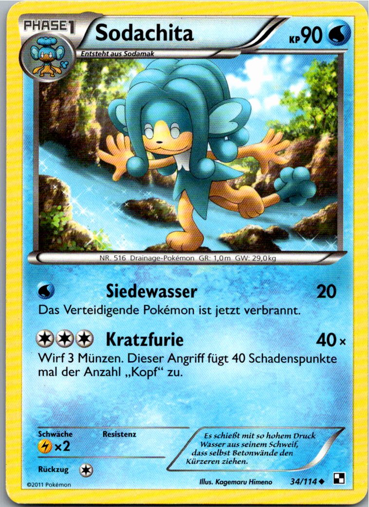 Sodachita 34/114 Schwarz & Weiß – Vorderseite