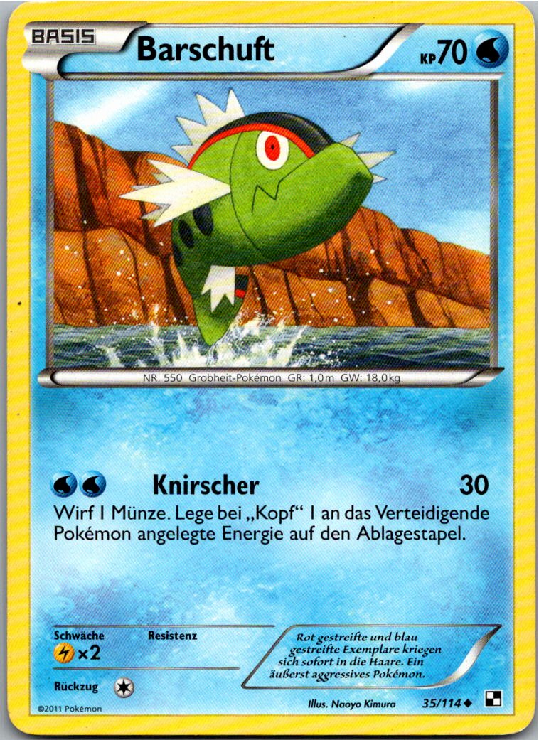 Barschuft 35/114 Schwarz & Weiß – Vorderseite