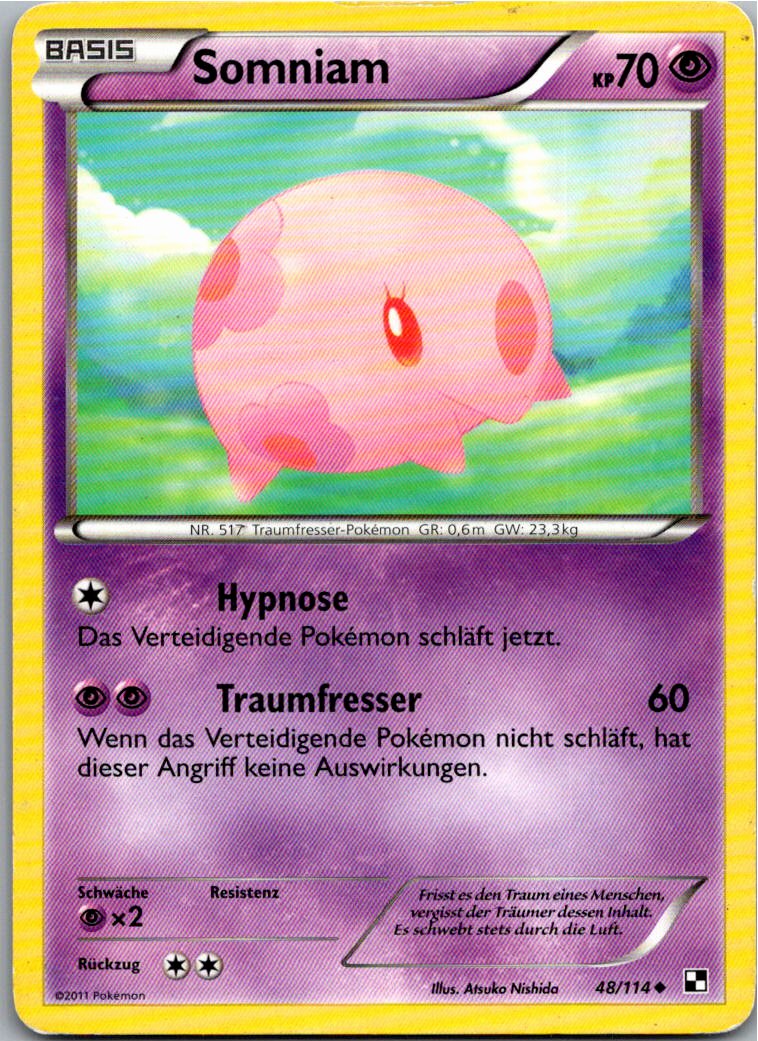 Somniam 48/114 Schwarz & Weiß – Vorderseite