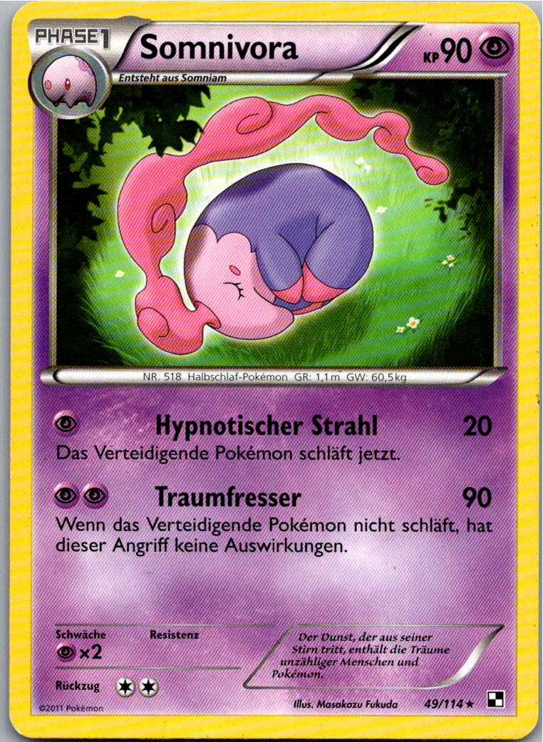 Somnivora 49/114 Schwarz & Weiß – Vorderseite