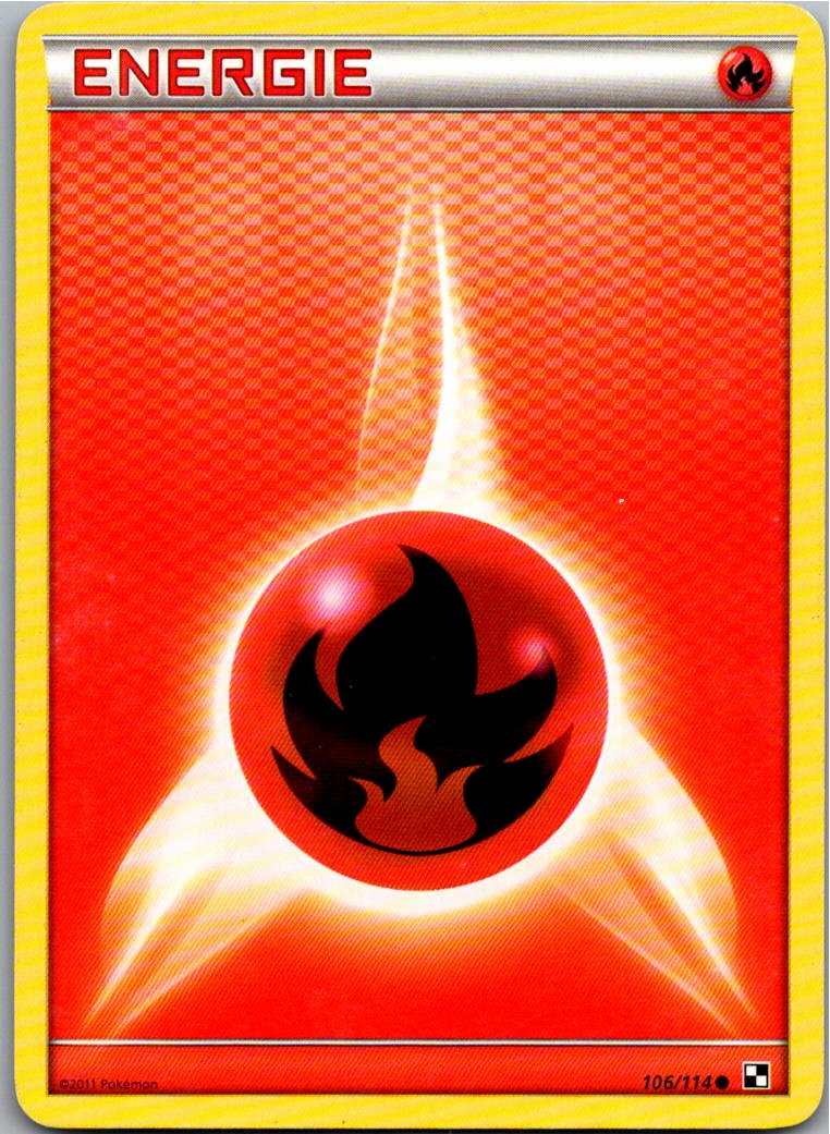 Feuer Energie 106/114 Schwarz & Weiß – Vorderseite