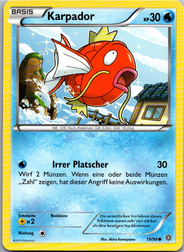 Karpador 19/98 Ewiger Anfang – Vorderseite