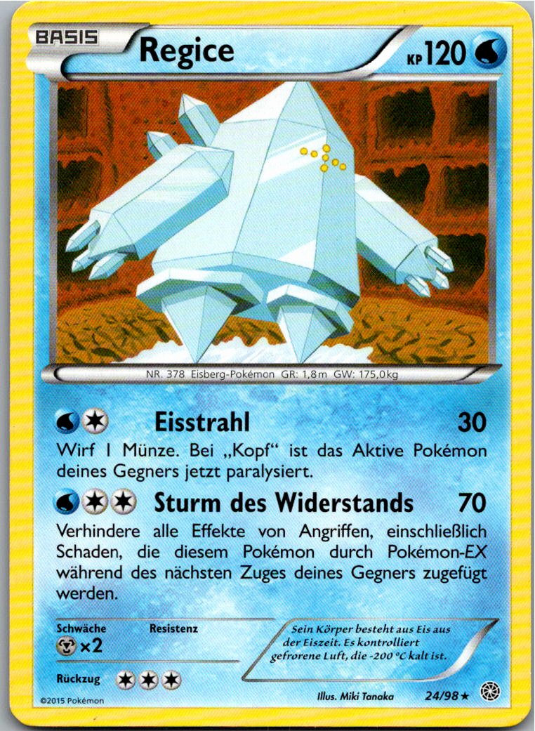 Regice 24/98 Ewiger Anfang – Vorderseite
