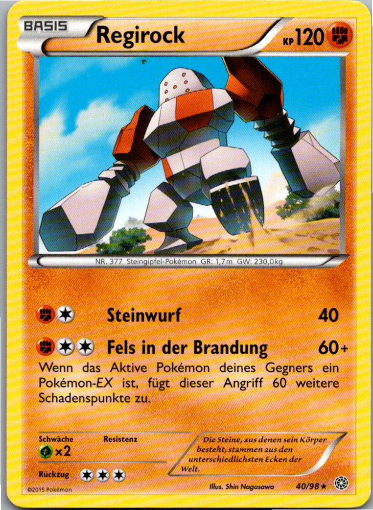 Regirock 40/98 Ewiger Anfang – Vorderseite
