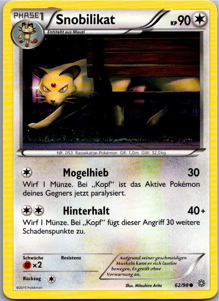 Snobilikat 62/98 Ewiger Anfang – Vorderseite