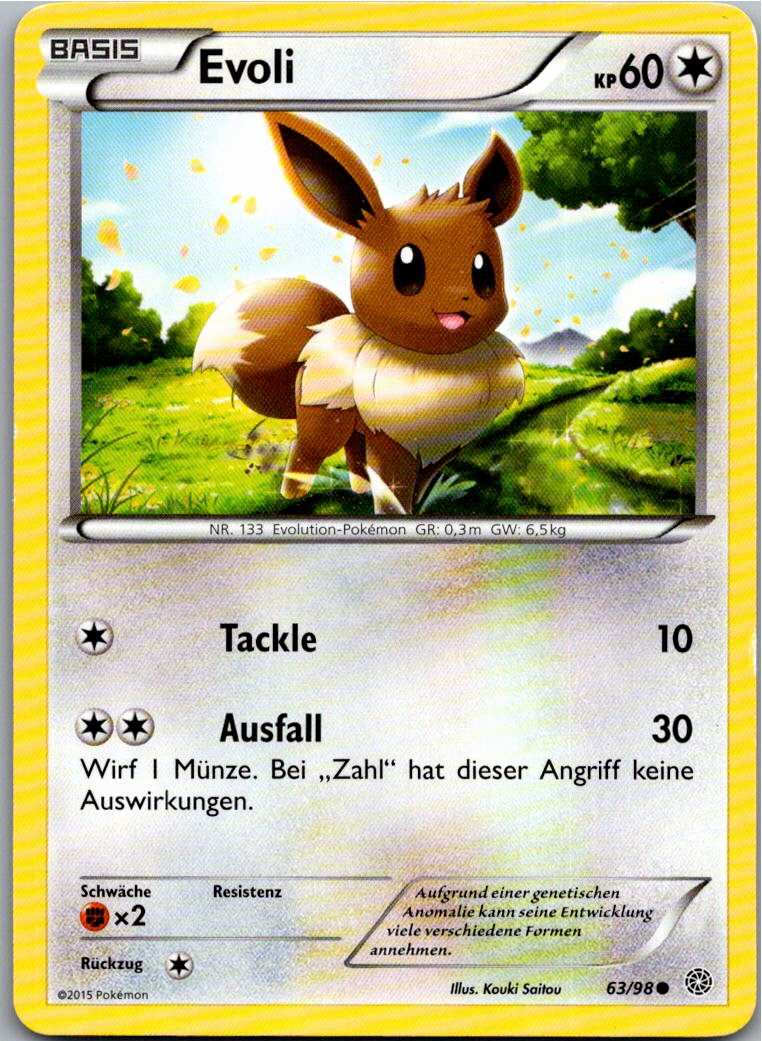 Evoli 63/98 Ewiger Anfang – Vorderseite