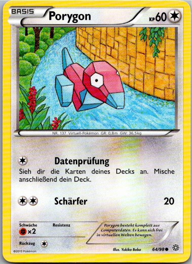 Porygon 64/98 Ewiger Anfang – Vorderseite
