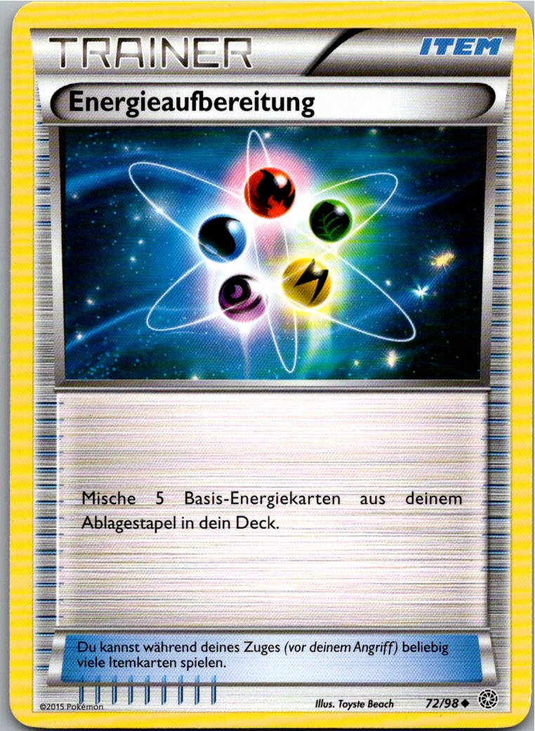 Energieaufbereitung 72/98 Ewiger Anfang – Vorderseite