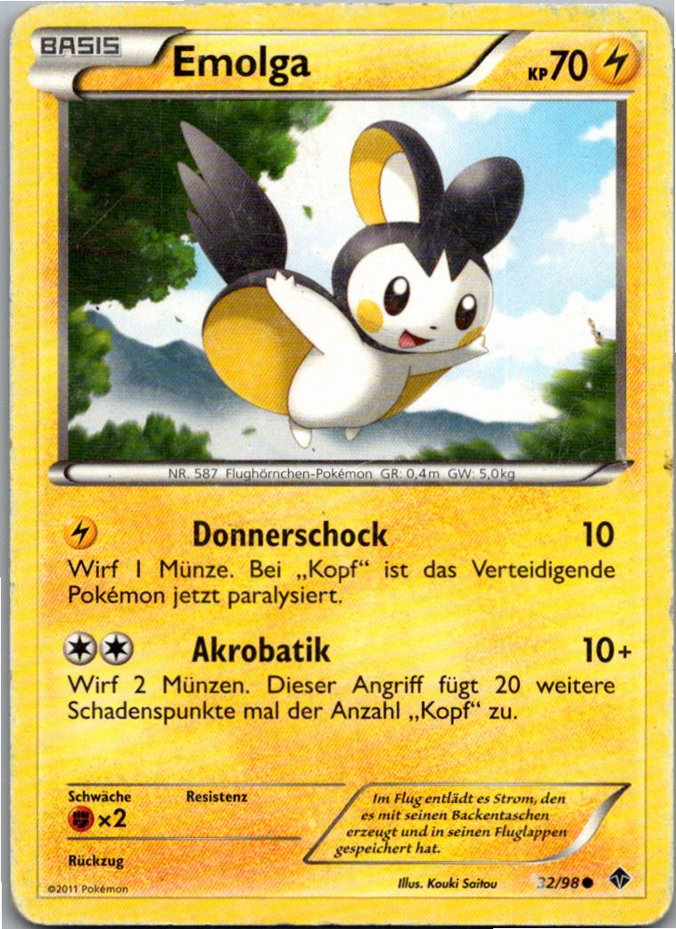 Emolga 32/98 Aufstreben der Mächtigen – Vorderseite