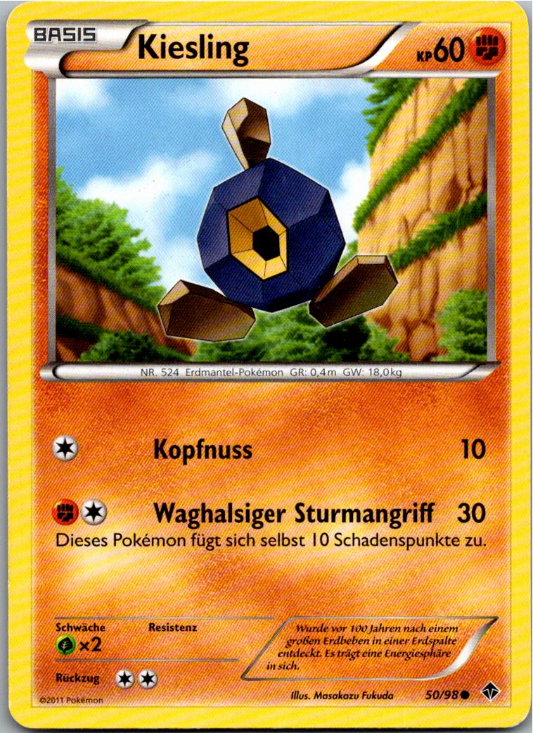 Kiesling 50/98 Aufstreben der Mächtigen – Vorderseite