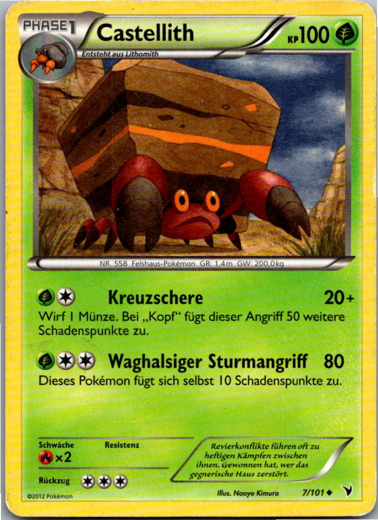 Castellith 7/101 Königliche Siege – Vorderseite