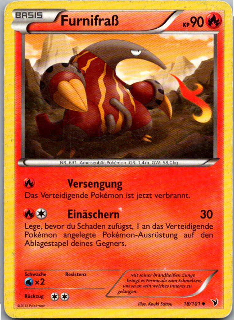 Furnifraß 18/101 Königliche Siege – Vorderseite