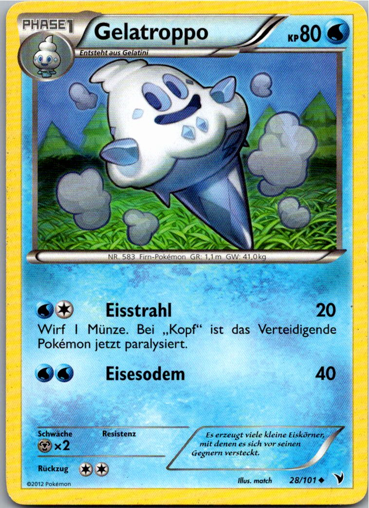 Gelatroppo 28/101 Königliche Siege – Vorderseite