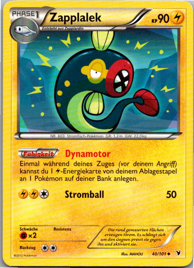Zapplalek 40/101 Königliche Siege – Vorderseite
