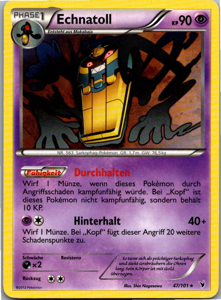 Echnatoll 47/101 Königliche Siege – Vorderseite
