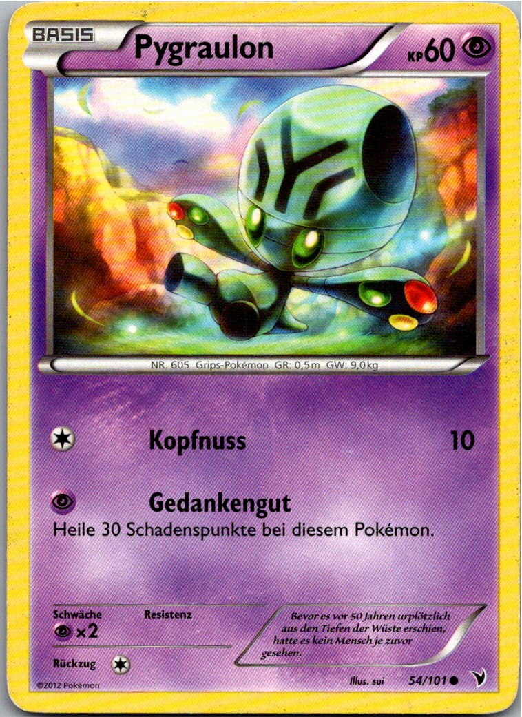 Pygraulon 54/101 Königliche Siege – Vorderseite
