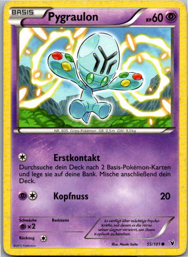 Pygraulon 55/101 Königliche Siege – Vorderseite