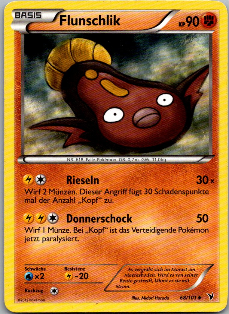 Flunschlik 68/101 Königliche Siege – Vorderseite