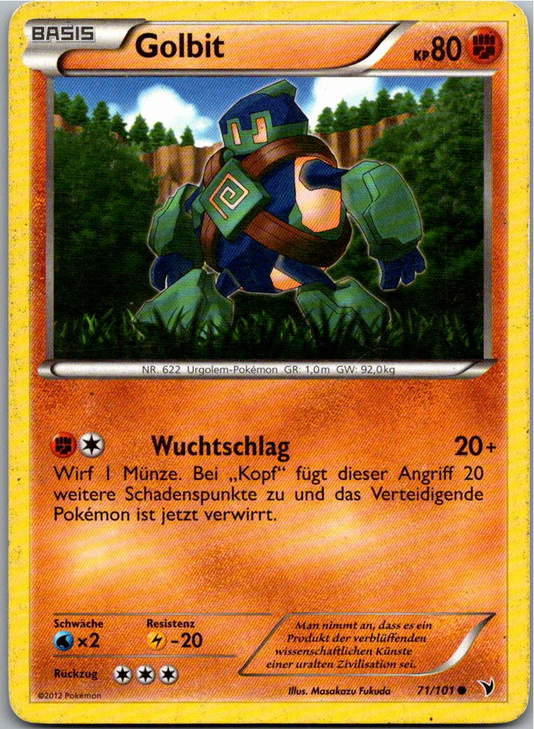 Golbit 71/101 Königliche Siege – Vorderseite