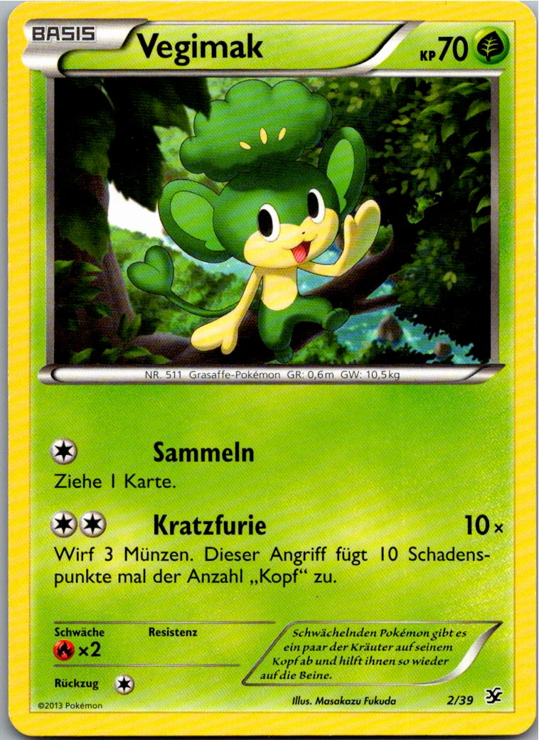 Vegimak 2/39 Willkommen in Kalos – Vorderseite