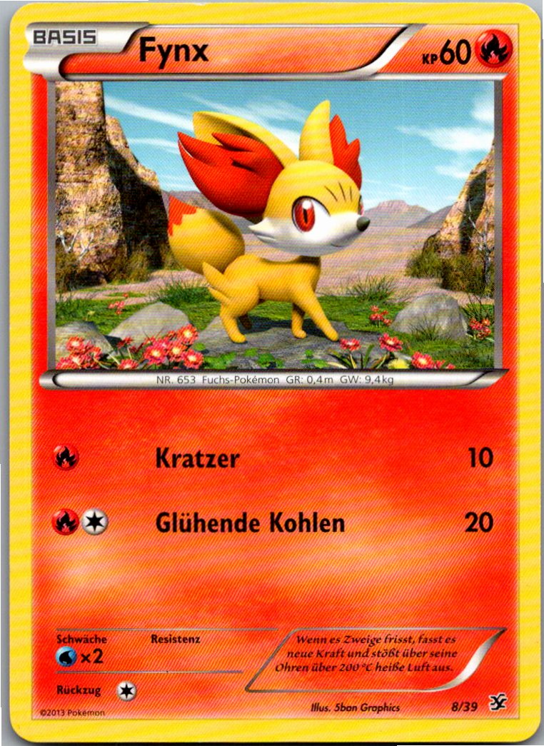 Fynx 8/39 Willkommen in Kalos – Vorderseite