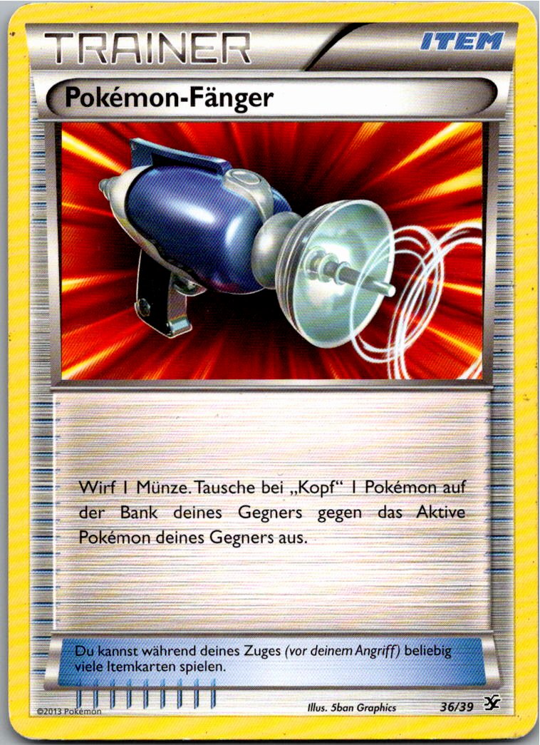 Pokémon-Fänger 36/39 Willkommen in Kalos – Vorderseite