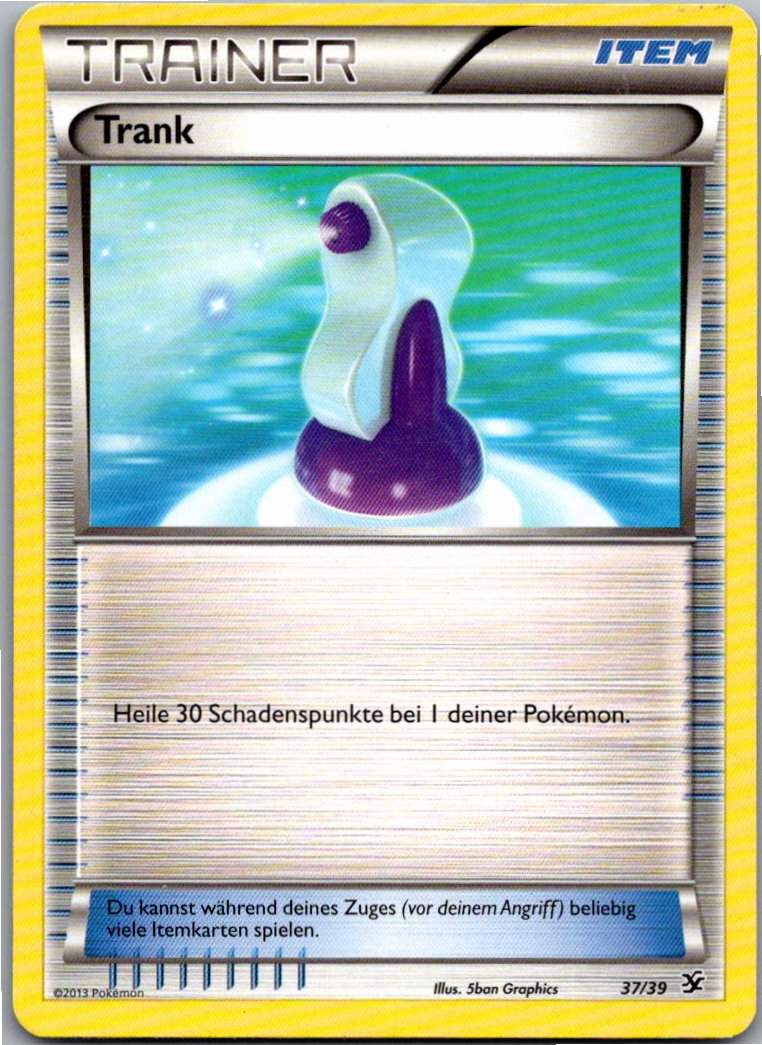 Trank 37/39 Willkommen in Kalos – Vorderseite