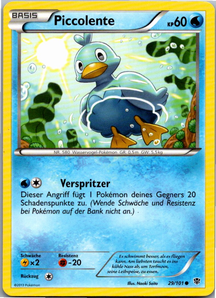 Piccolente 29/101 Plasma-Blaster – Vorderseite