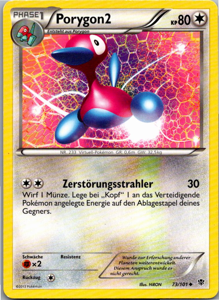 Porygon2 73/101 Plasma-Blaster – Vorderseite
