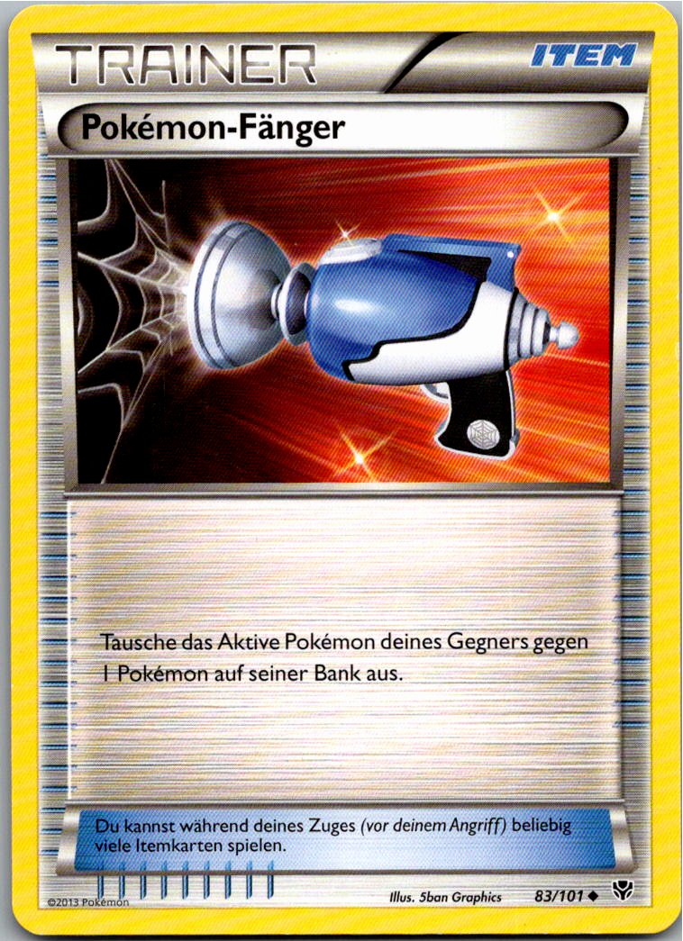 Pokemon-Fänger 83/101 Plasma-Blaster – Vorderseite
