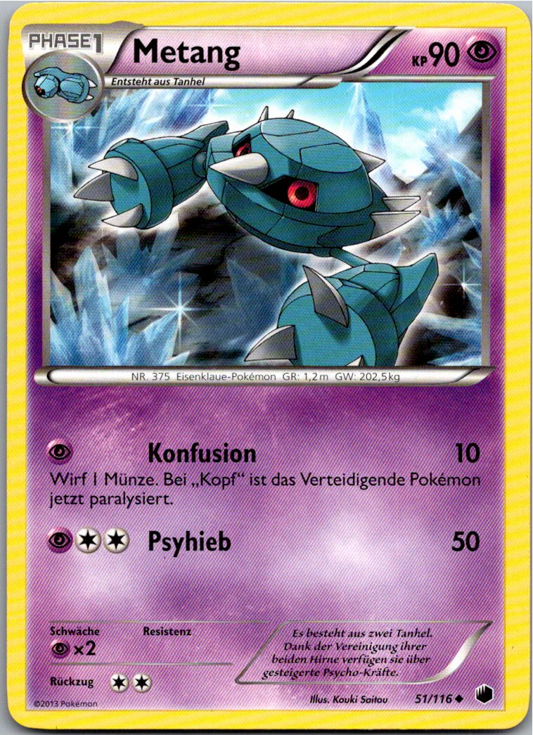 Metang 51/116 Plasma-Frost – Vorderseite
