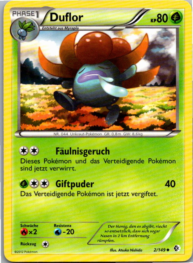 Duflor 2/149 Überschrittene Schwellen – Vorderseite