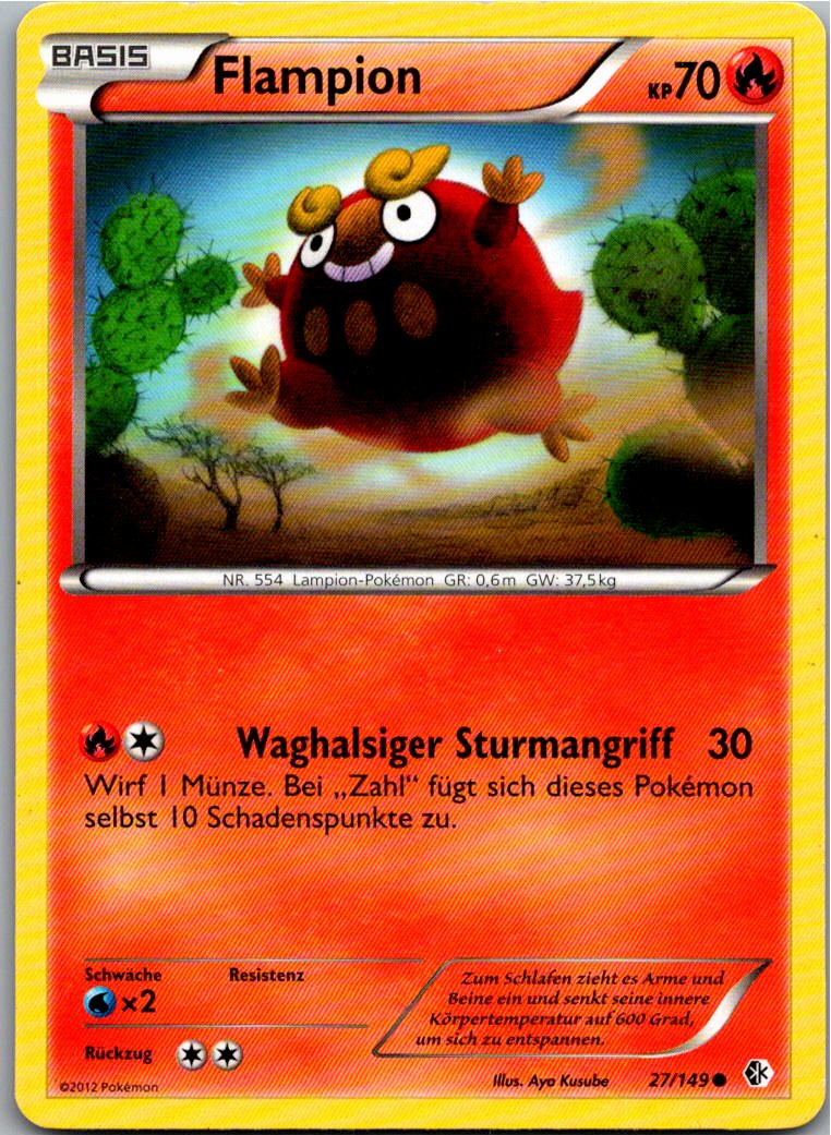 Flampion 27/149 Überschrittene Schwellen – Vorderseite
