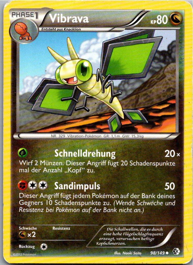 Vibrava 98/149 Überschrittene Schwellen – Vorderseite