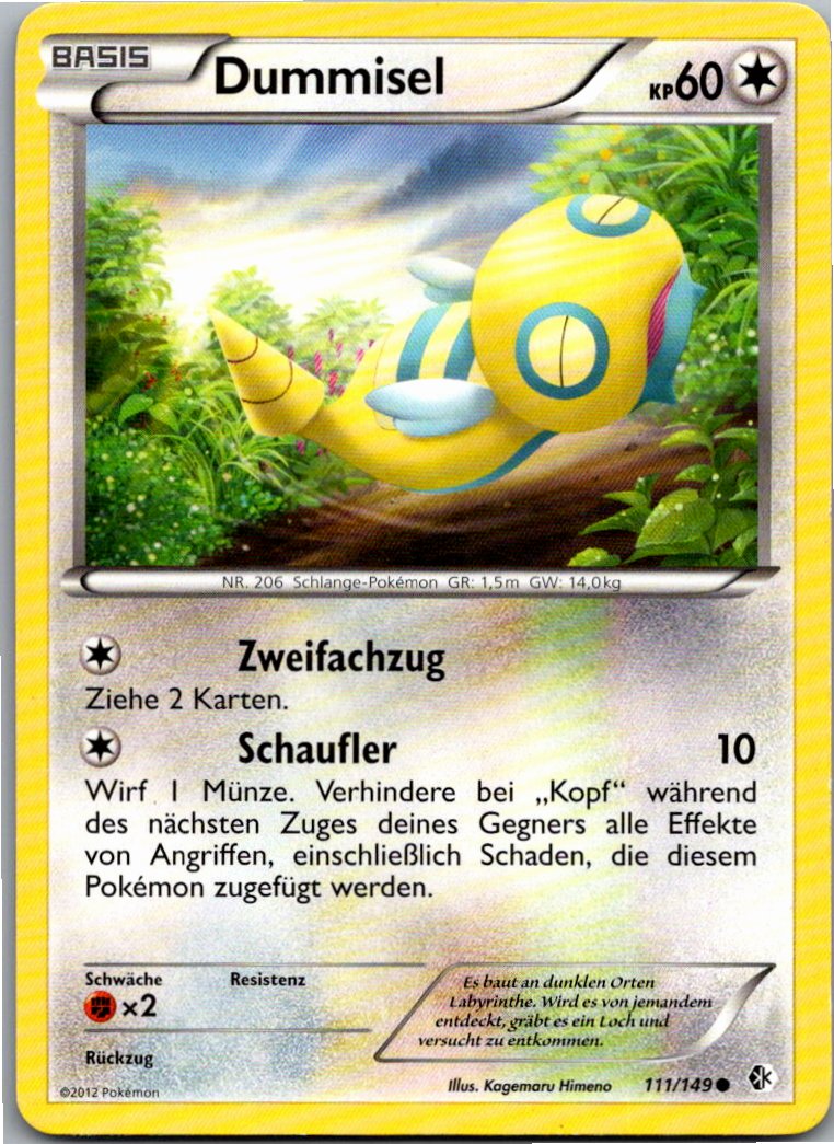 Dummisel 111/149 Überschrittene Schwellen – Vorderseite