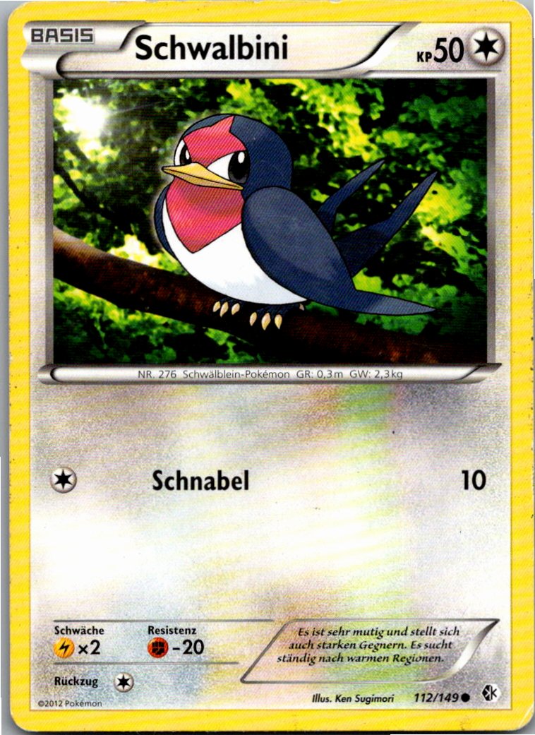 Schwalbini 112/149 Überschrittene Schwellen – Vorderseite