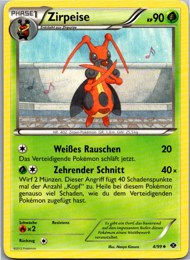 Zirpeise 4/99 Kommende Schicksale – Vorderseite