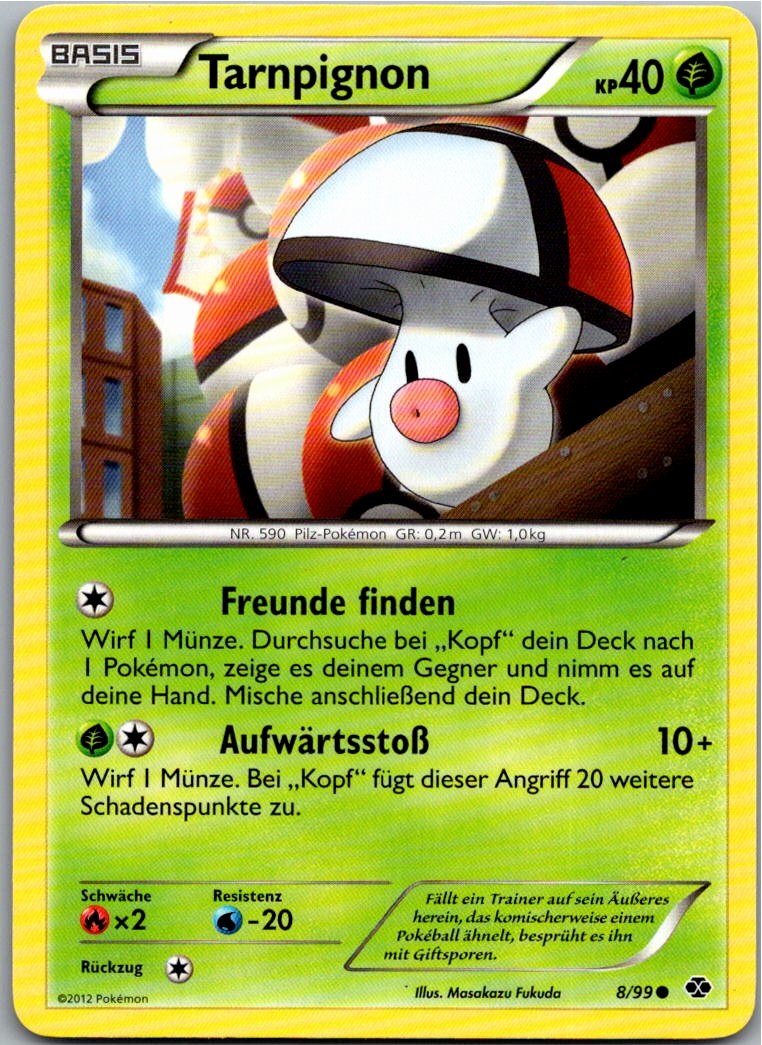 Tarnpignon 8/99 Kommende Schicksale – Vorderseite