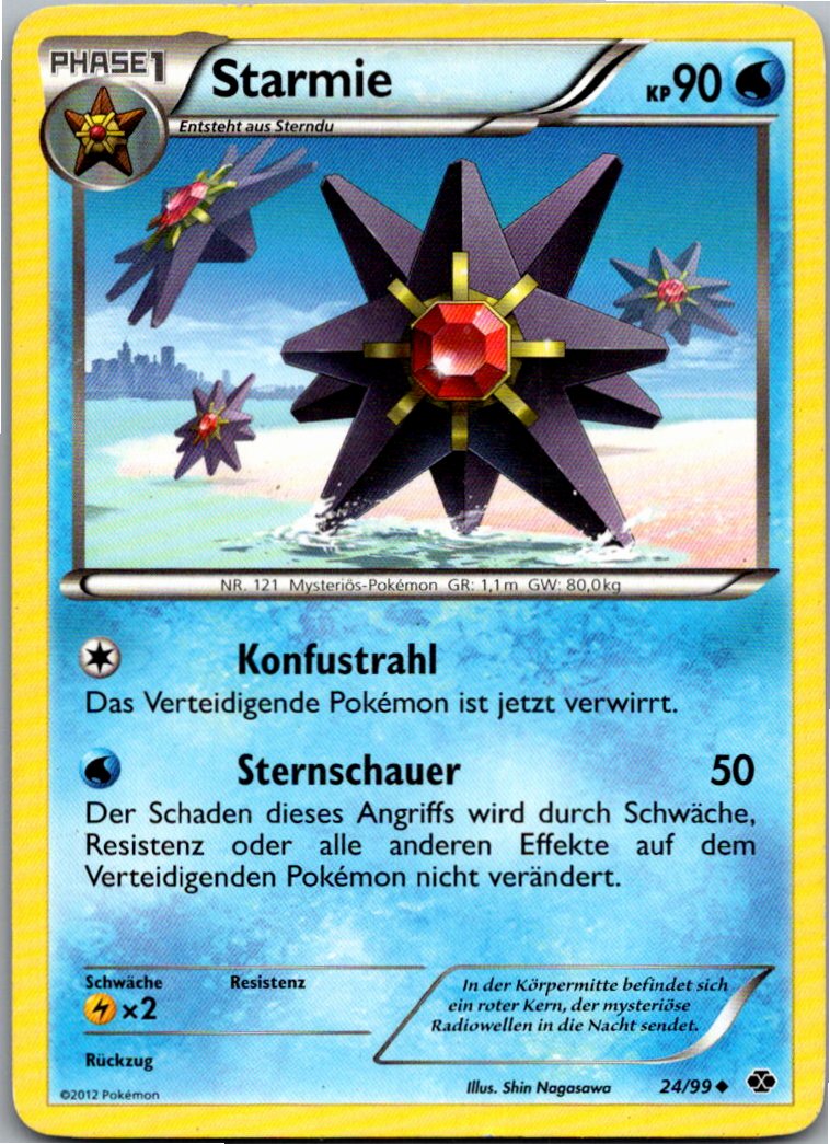 Starmie 24/99 Kommende Schicksale – Vorderseite