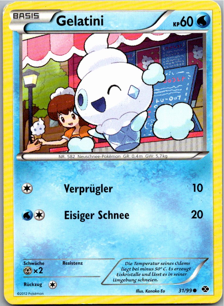 Gelatini 31/99 Kommende Schicksale – Vorderseite